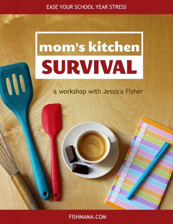 banner ad for kitchen survival workshop.