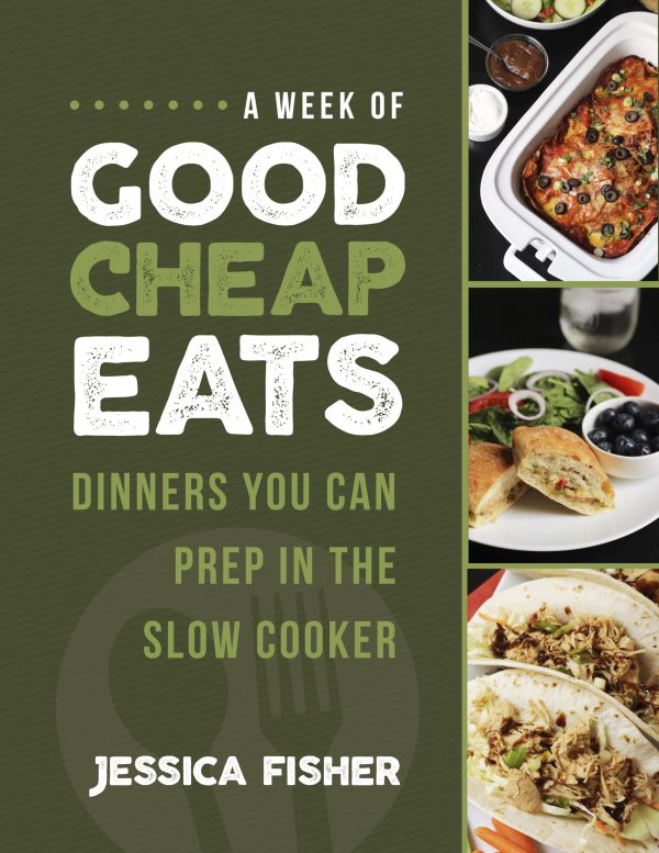 cover image of slow cooker weekly meal plan
