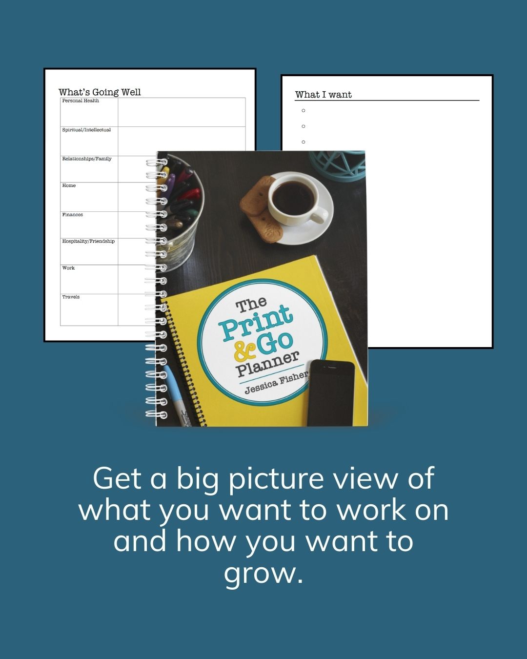 big picture pages in print and go planner.