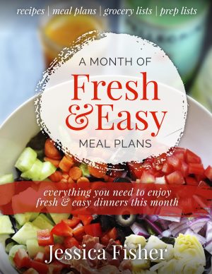 cover image of A Month of Fresh & Easy Meal Plans