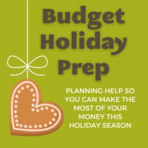 banner ad for budget holiday prep.