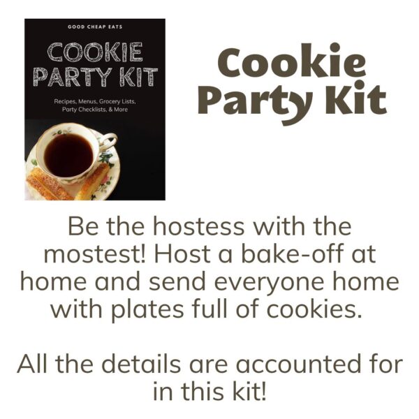 description of cookie party kit.