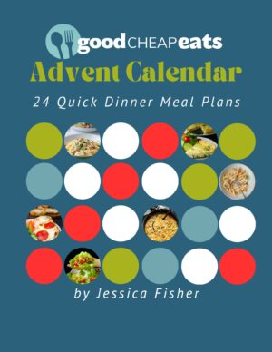 cover image of quick dinners advent calendar.