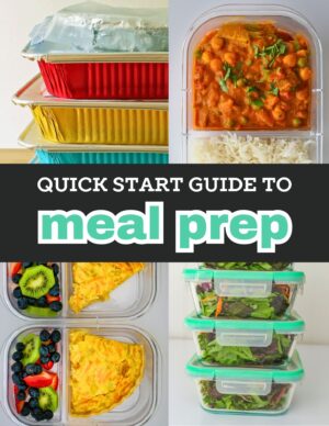 cover image of quick start to meal prep