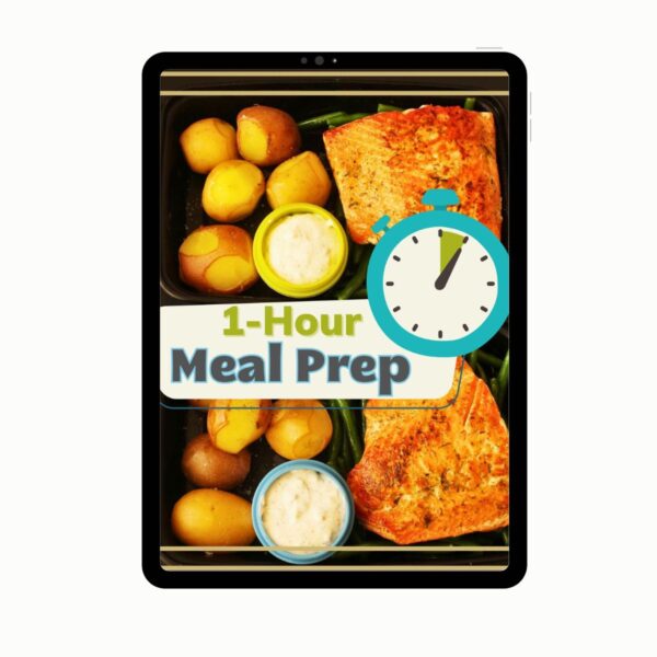 1-hour meal prep on an iPad.
