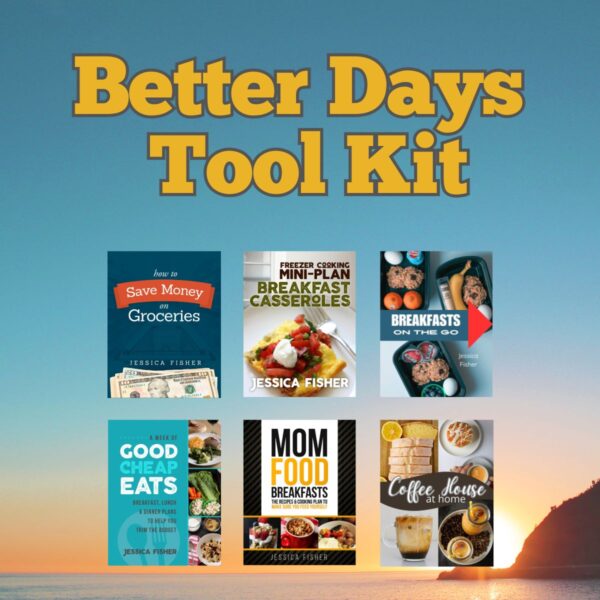 graphic of what's included in better days tool kit.