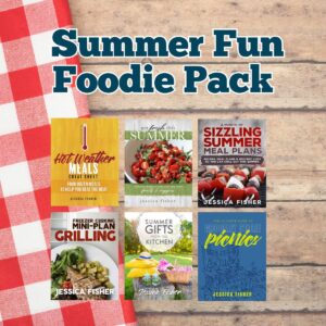 graphic of what's included in the summer fun foodie pack.