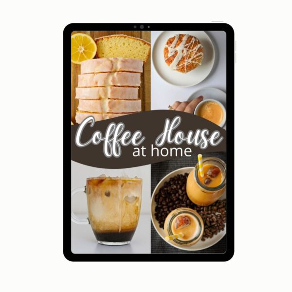 cover of coffee house at home on iPad.
