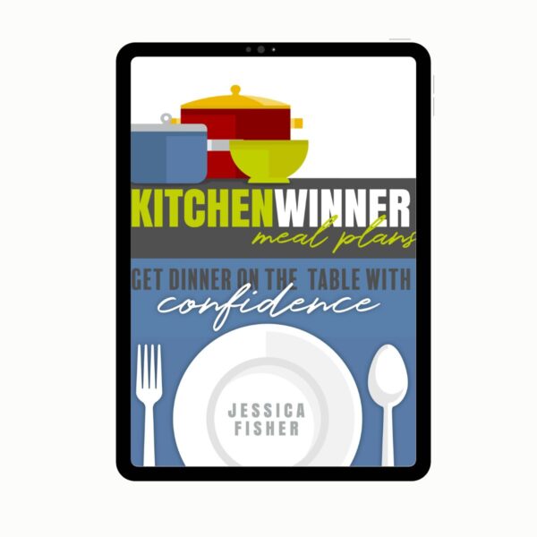 kitchen winner meal plans on iPad.