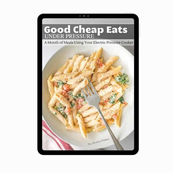 under pressure meal plan on iPad.
