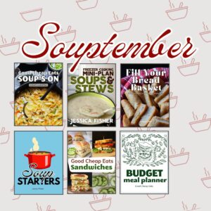 graphic for what's included in Souptember.