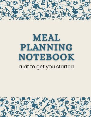 core image for meal planning notebook kit.